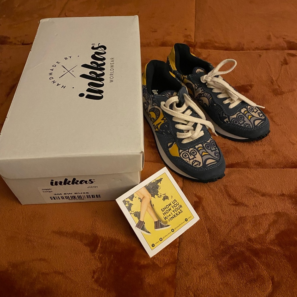 Inkkas Jogger Congo Shoes Sneakers Size 5 Womens/3 Mens